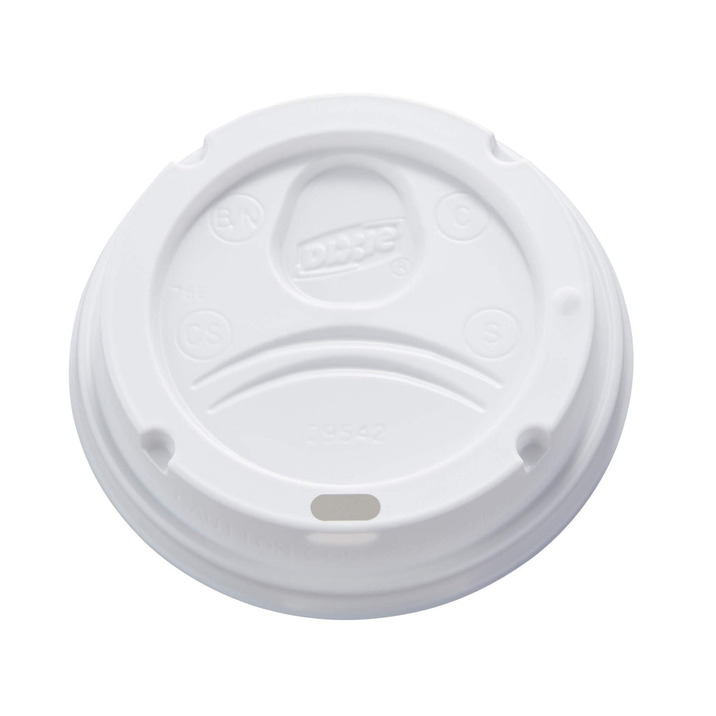 Georgia-Pacific Dixie 10-20 oz. Dome Hot Coffee Cup Lid by GP PRO (Georgia-Pacific), White, 9542500DX, (Pack of 10, 500 Count Total)