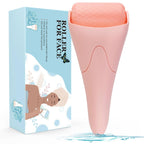 Fronnor Ice Roller for Face,Eyes,Facial Massager Tool,Soothing Skin Care Tool,Cooling Skincare Device for Puffiness,At-Home Spa Gift for Women(Pink)