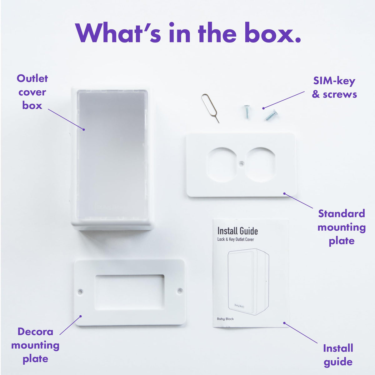 Outlet Cover Box Outlet Covers Baby Proofing Child Proof Lock