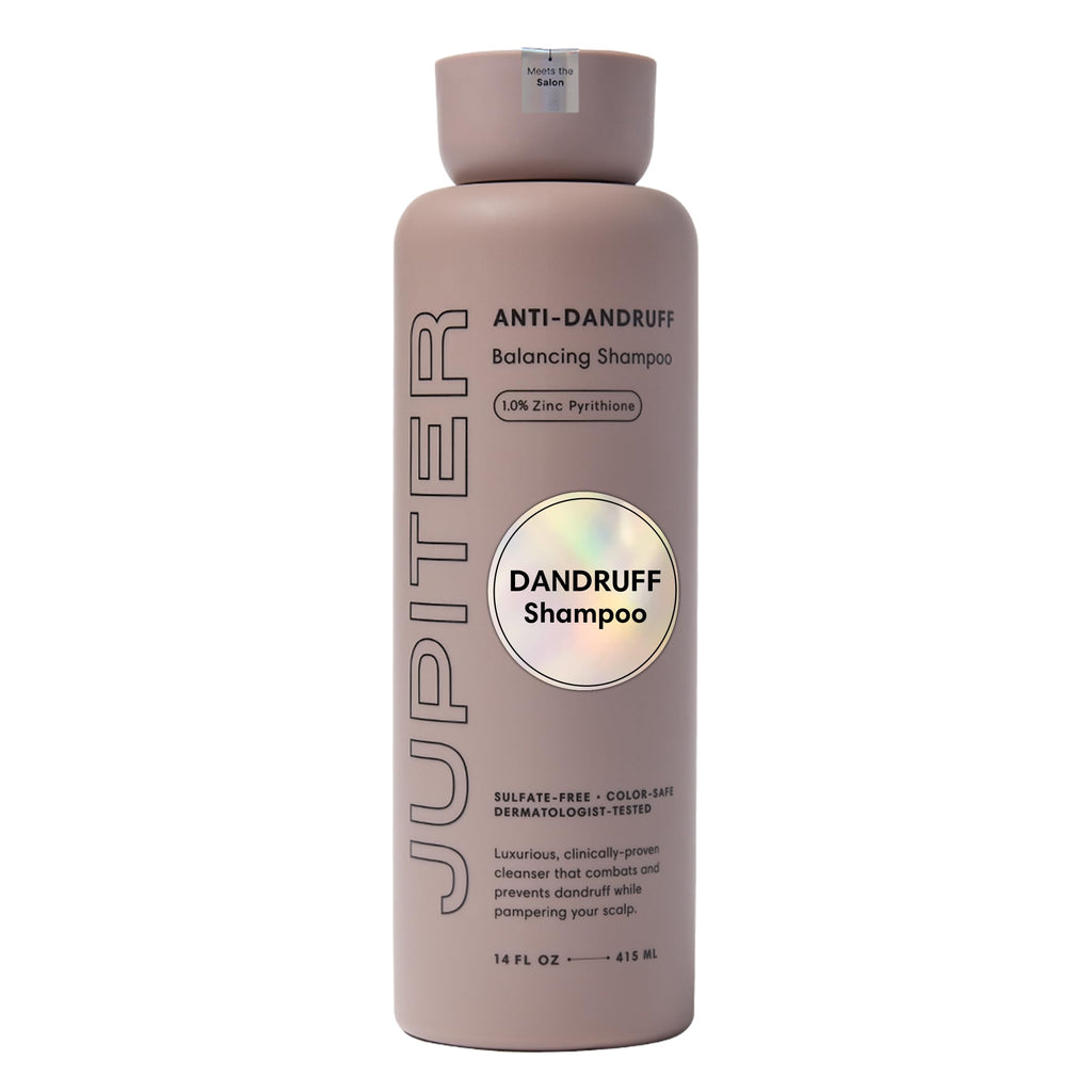Jupiter Anti Dandruff Shampoo - Shampoo for Men & Women for Flaky, Itchy, Oily, & Dry Scalp - Nourishes Scalp and Reduces Breakage & Flakes - Color-Safe, Sulfate-Free, Paraben-Free - 2 Pack