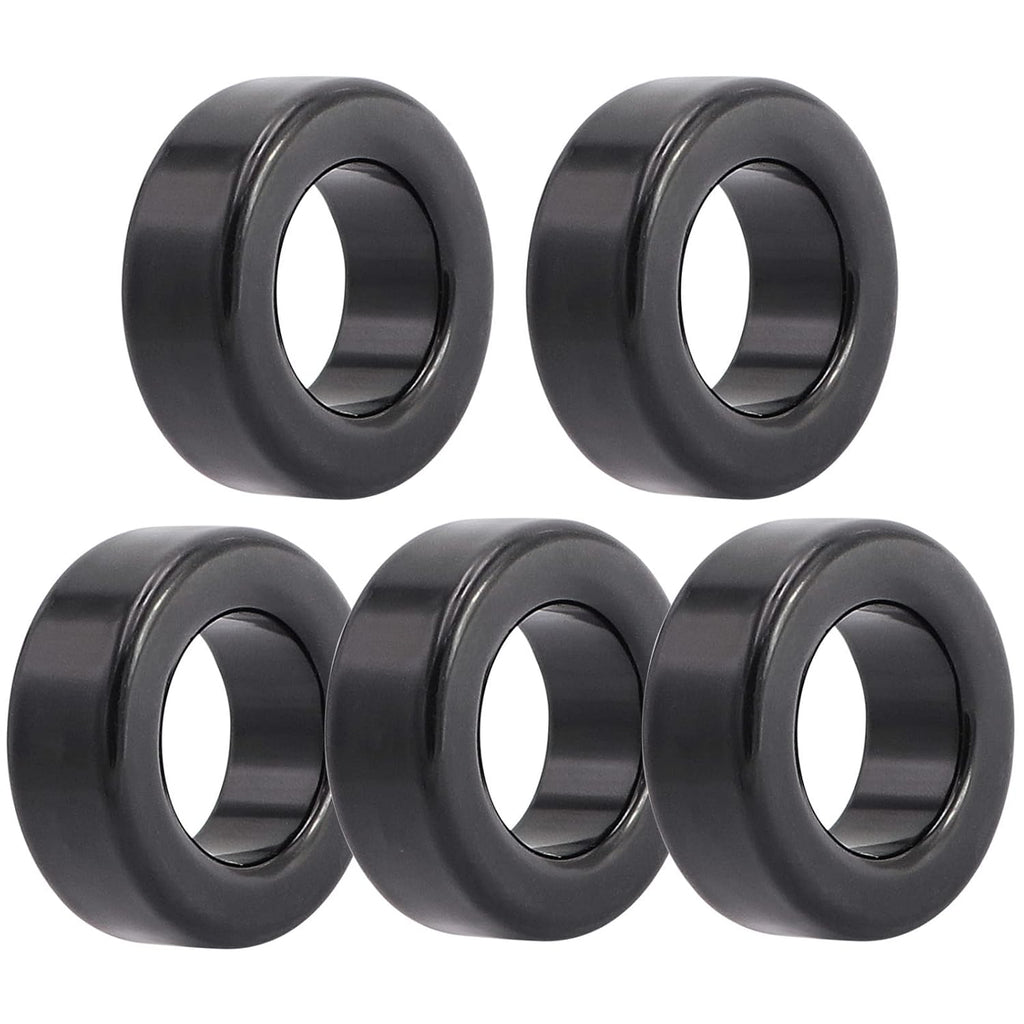 Buy now 5pcs 42X24X16mm Toroid Core,Ferrite Rings Toroid Core Iron (Black) at indiglob india