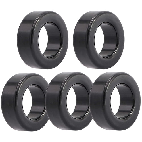 Buy now 5pcs 42X24X16mm Toroid Core,Ferrite Rings Toroid Core Iron (Black) at indiglob india