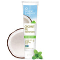 Desert Essence Coconut Oil Toothpaste Coconut Mint, Fluoride Free, 6.25 Oz