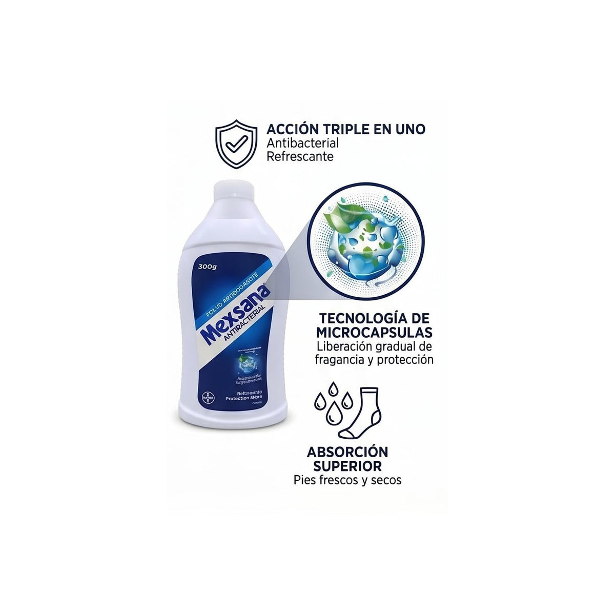Mexsana Medicated Powder, 10.58 oz (300 g)