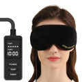 Buy now Aroma Season Heated Eye Mask, Warm Eye Compress for Dry Eyes MGD Stye Blephartitis Sinus Migraine, Graphene Heating Element with Natural Lavender Pack (Black) Black at indiglob india
