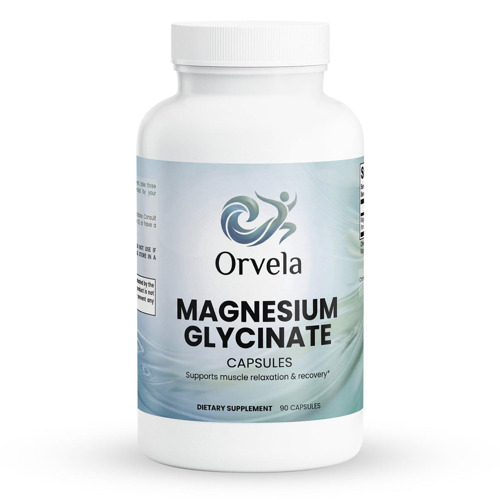 Magnesium Glycinate 275mg - Supports Muscle Relaxation - High Absorption Formula - 90 Capsules