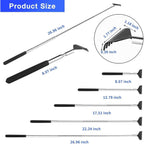 Buy now 2 Pack Portable Extendable Back Scratcher, Stainless Steel Telescoping Back Scratcher with Beautiful Present Packaging at indiglob india