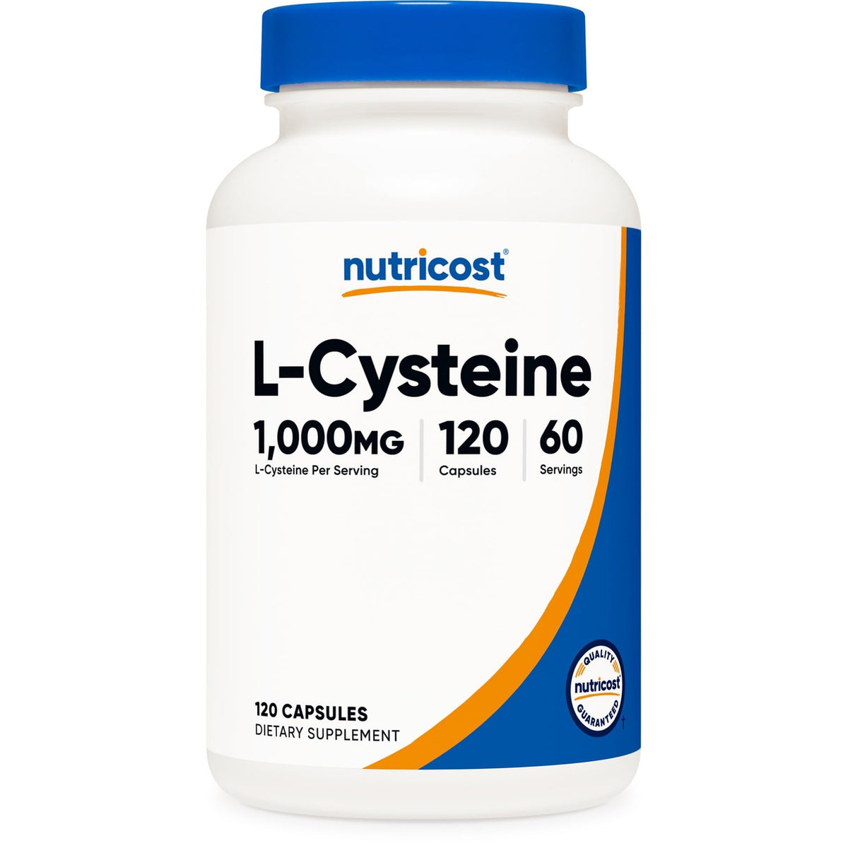Nutricost L-Cysteine 1000mg, 120 Capsules, 60 Servings, Gluten-Free