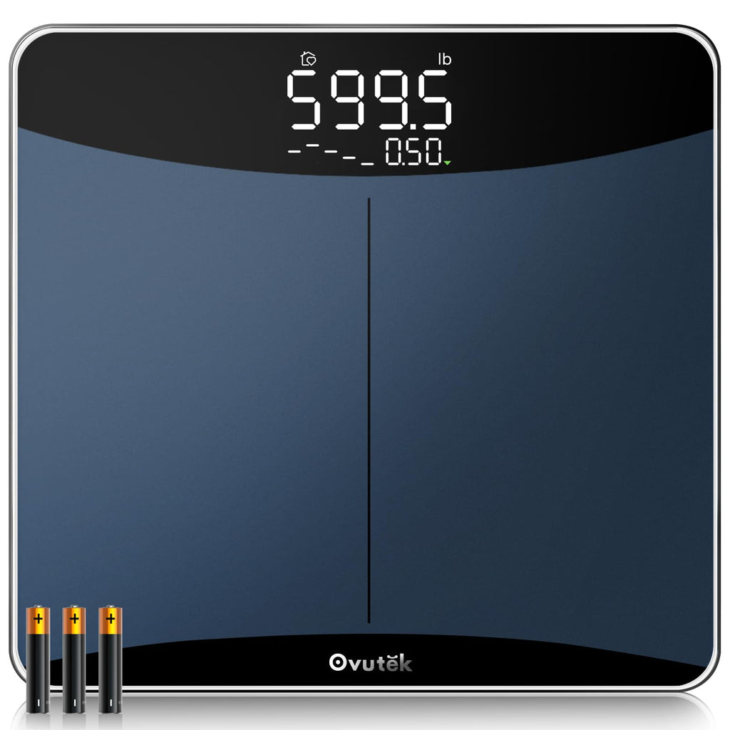 Ovutek 600lb Scale for Body Weight with Weight Trends, High Accurate, Bule