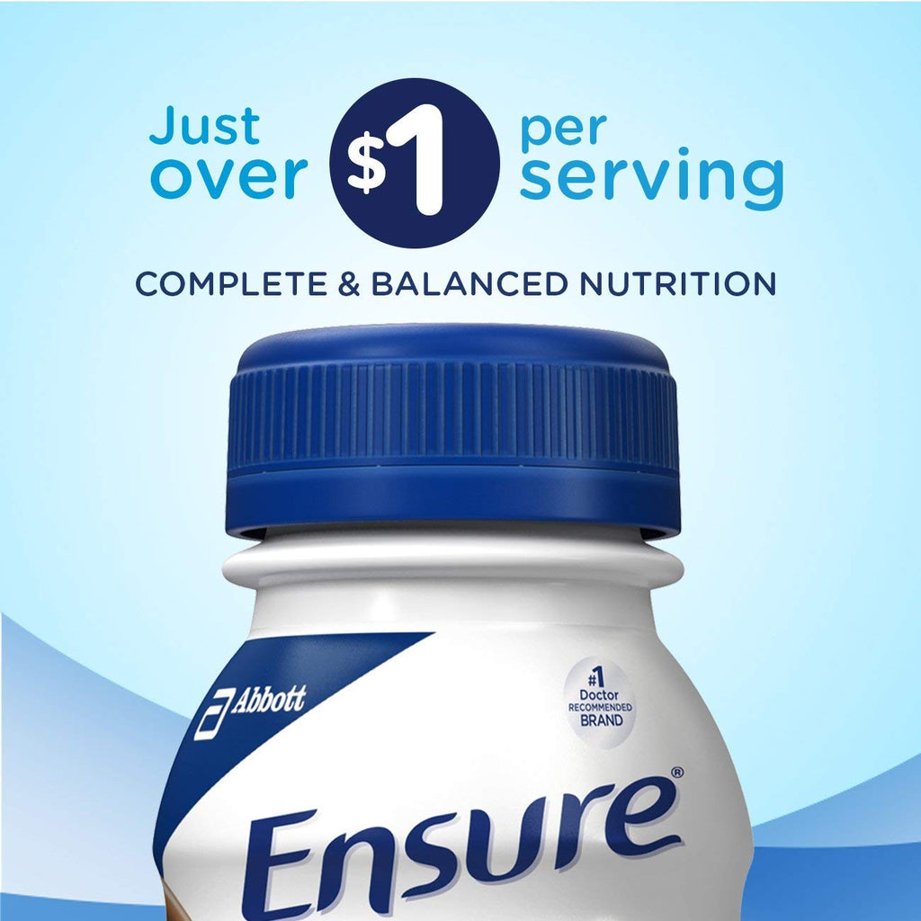 Buy now Ensure Plus Therapeutic Nutrition Vanilla Flavor Liquid, 27 Vitamins, 8 oz â€“ 6 Pack at indiglob india