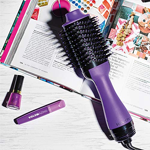Buy now REVLON One Step Volumizer PLUS Hair Dryer and Styler - More Volume, Less Damage, and More Styling Control for Easy and Fast Salon-Style Blowouts, Plus Travel Friendly (Black) at indiglob india