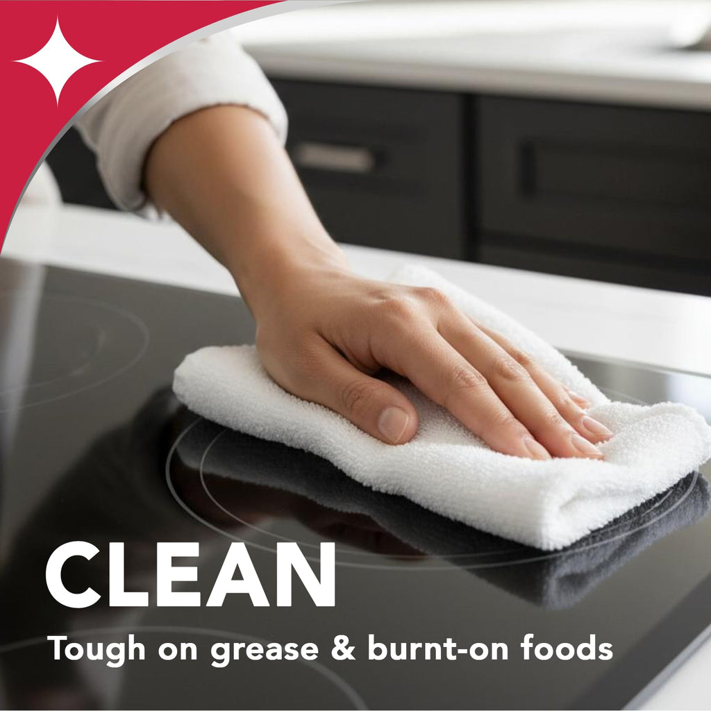 Weiman Cooktop Cleaner & Polish Heavy Duty Stove Eco Friendly 10 oz Bottle