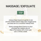 Bean Essence - Gentle Liquid Exfoliant for Glass Skin & Pore Care, 0.68floz | 2-in-1 Gentle Liquid Exfoliant & Hydrating Serum for Glass Skin & Pore Care, Korean Skincare, 20ml