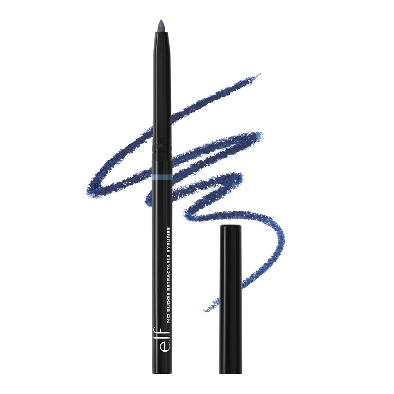 Buy now e.l.f. No Budge Retractable Eyeliner, Creamy, Ultra-Pigmented & Waterproof, Creates Bold & Defined Lines, Vegan & Cruelty-Free, Ruby 0.01 Ounce (Pack of 1) Navy at indiglob india