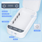 Nail Tool Cleaner with Blue Light,Portable USB Cleaner For Nail Tools ﻿