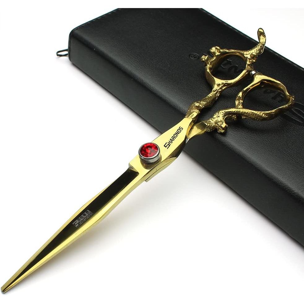 Buy now 7" 7.5" 8"9" Professional Hairdressing Scissors Barber Salon Hair Cutting Dragon Shears (Large). (7 inchâ€”A) 7 Inchâ€”b at indiglob india
