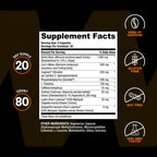 ONNIT Alpha Brain Black Label Nootropic, Citicoline & Lions Mane, 80 Count | IGEN Non-GMO Tested; Citicoline, Lions Mane, Lutemax Lutein, L-Theanine & Mucuna Pruriens; concentration, memory support