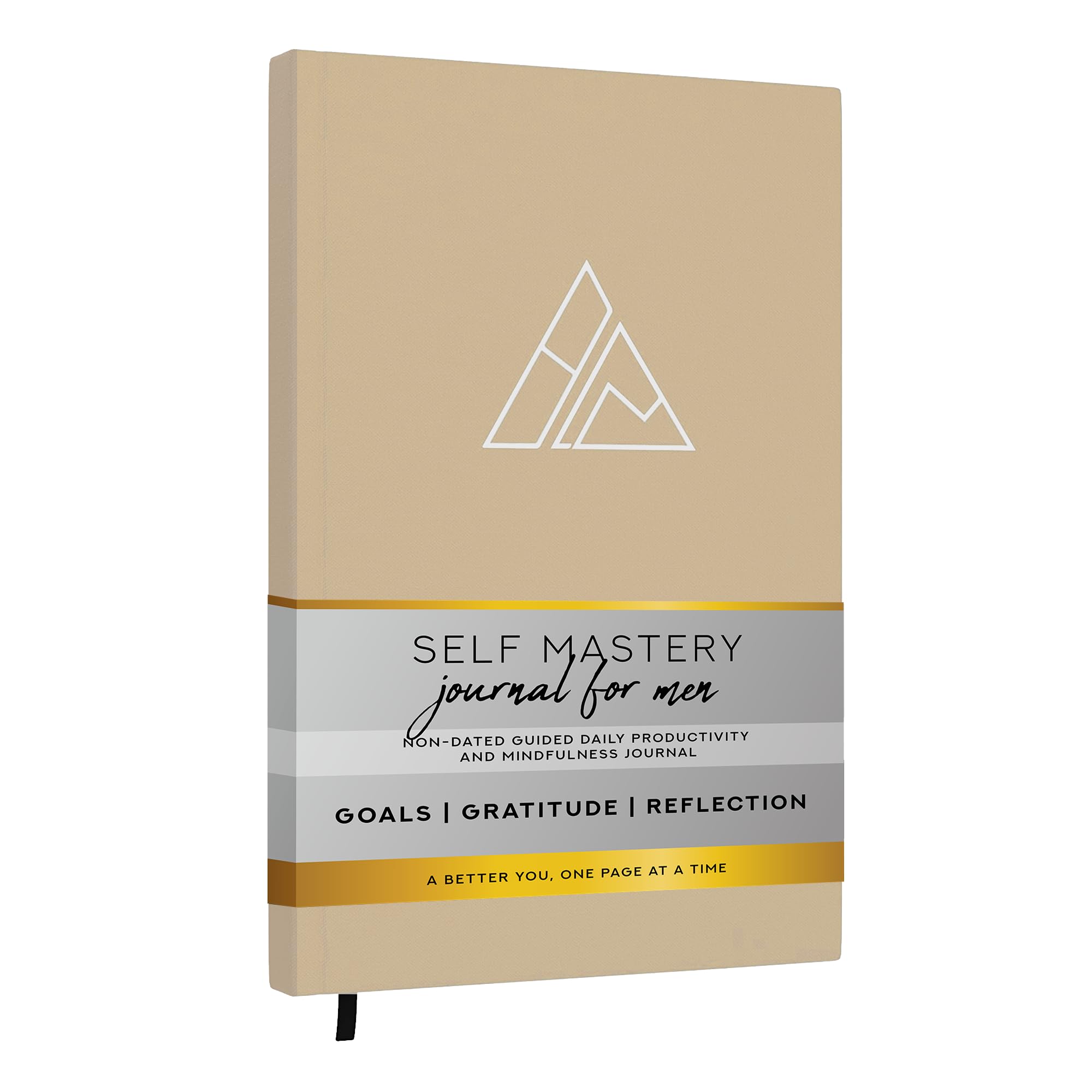 Buy now Self-Mastery Journal for Men - Gratitude Journals â€“ 5 Minute Journal - Reflection Manifestation Journals for Mindfulness â€“ Self Care Journal â€“ Goal / Guided Gratitude Journal for Women & Men Self-Mastery Journal Khaki at indiglob india
