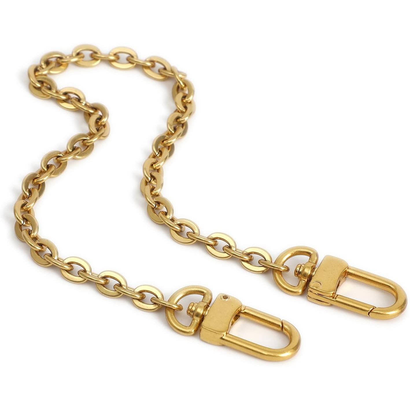 Buy now Mini Copper Purse Chain Shoulder Crossbody Strap Bag Accessories Charm Decoration 18‘’ Antique Gold at indiglob india
