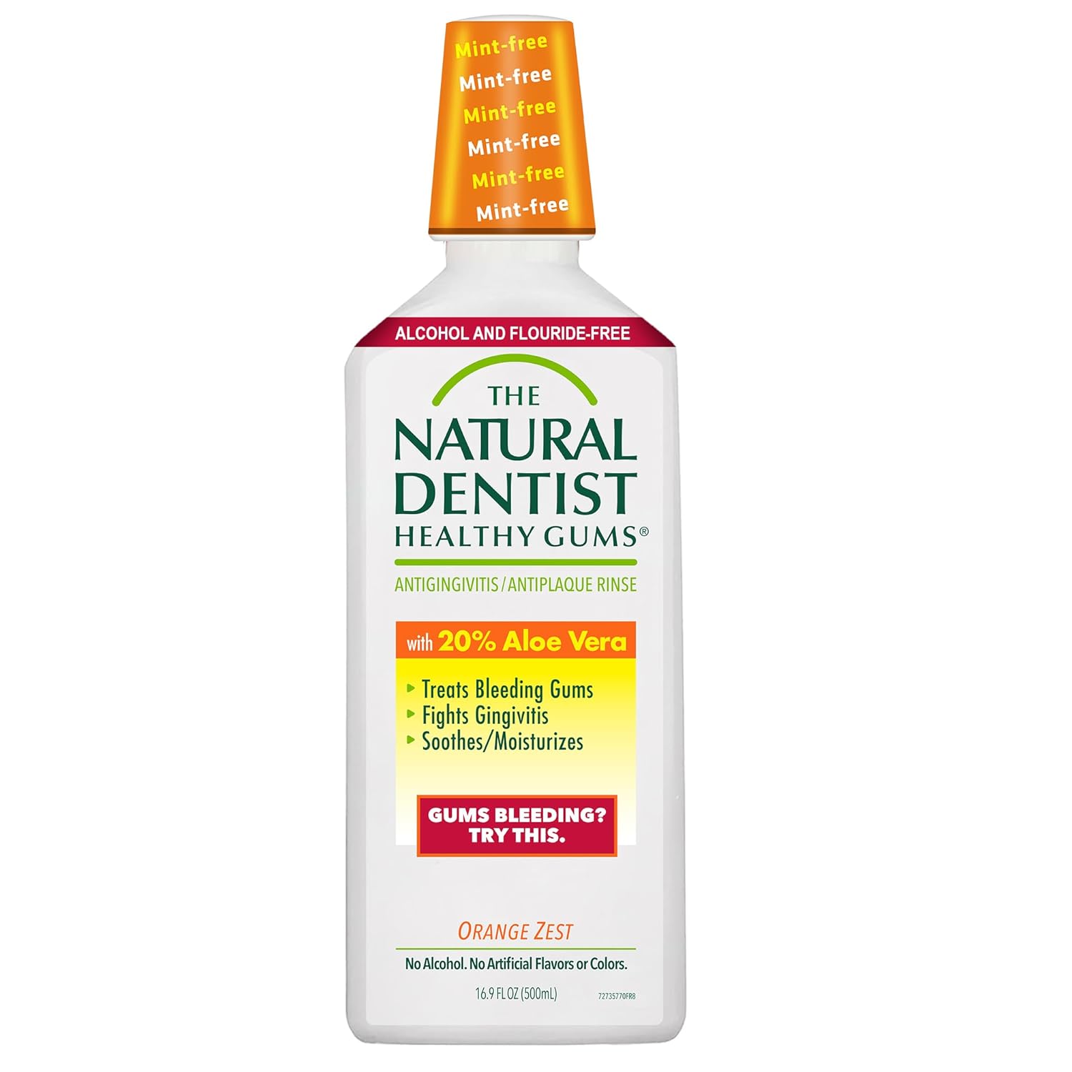 Buy now The Natural Dentist Healthy Gums Antigingivitis/Antiplaque Rinse, Adults 12 & Up, Gingivitis Mouthwash for Bleeding Gums, Safe for Chemo Patients, Aloe Vera, Alcohol-free, Three 16.9 fl oz bottles 16.9 Fl Oz (Pack of 1) Orange Zest Mouthwash at indiglob india