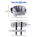 Buy now Car Head Support Toddle Car Neck Relief Baby Child Car Seat Adjustable Head and Neck Support Band - A Comfortable Sleep Solution, Gray at indiglob india