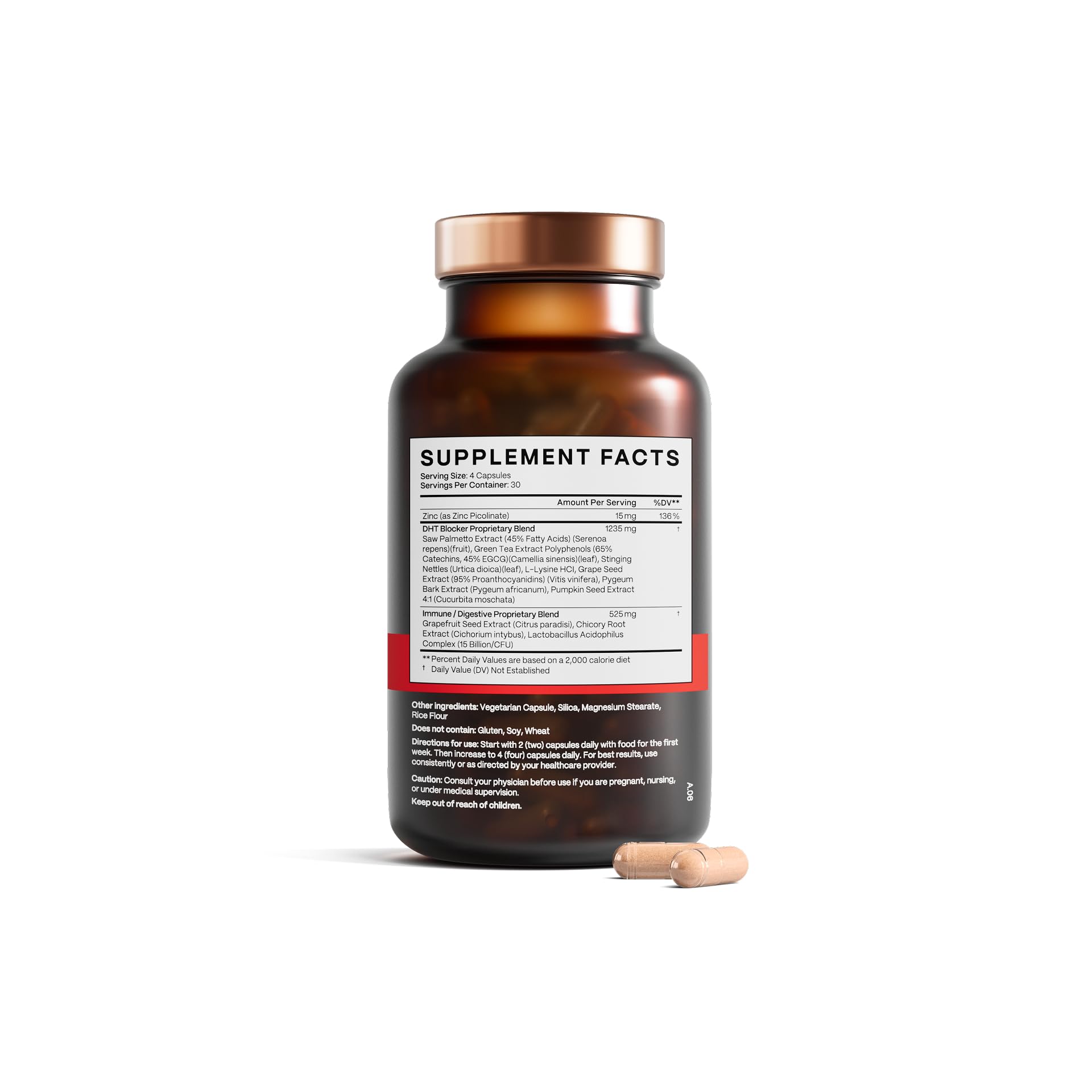 DHT Blocker - Hair Growth Supplement for Genetic Thinning for Men and Women | Guaranteed, Backed by 20 Years of Experience in Hair Loss Treatment Clinics