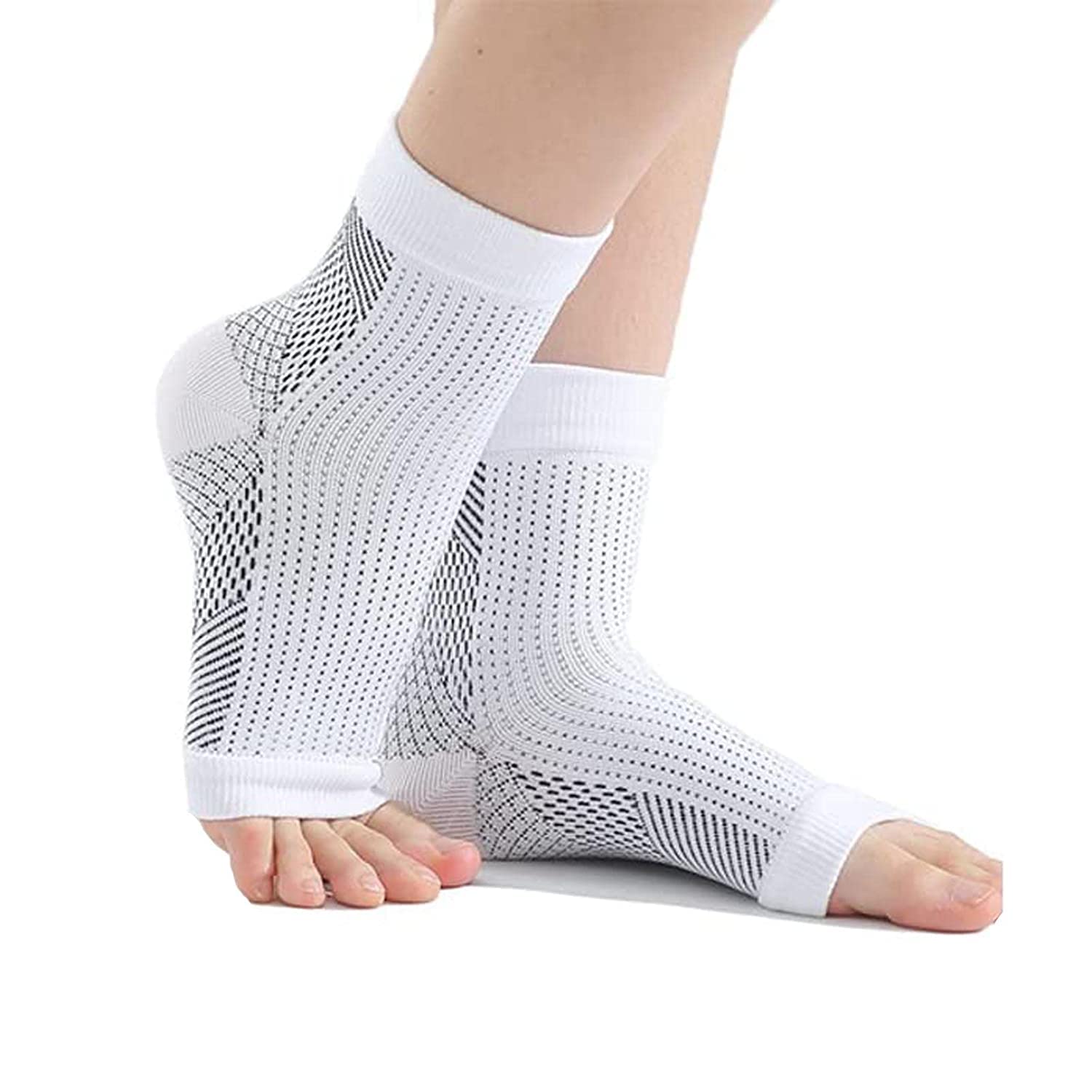Buy now Soothe Socks for Neuropathy Pain, Sports Ankle Compression Foot Cover, Soothesocks Neuropathy, Foot, Brace Support White-1 Pair Large/XLarge Small Medium White-1 Pair at indiglob india