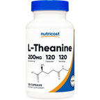 Buy now Nutricost L-Theanine 200mg, 120 Capsules, Double Strength - Non-GMO, Gluten Free 120 Count (Pack of 1) at indiglob india