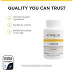 Integrative Therapeutics L-Theanine - Amino Acid Supplement for Stress & Relaxation Support* - Vegan, Gluten-Free & Dairy-Free - Third-Party Tested - 60 Capsules (30 Servings)