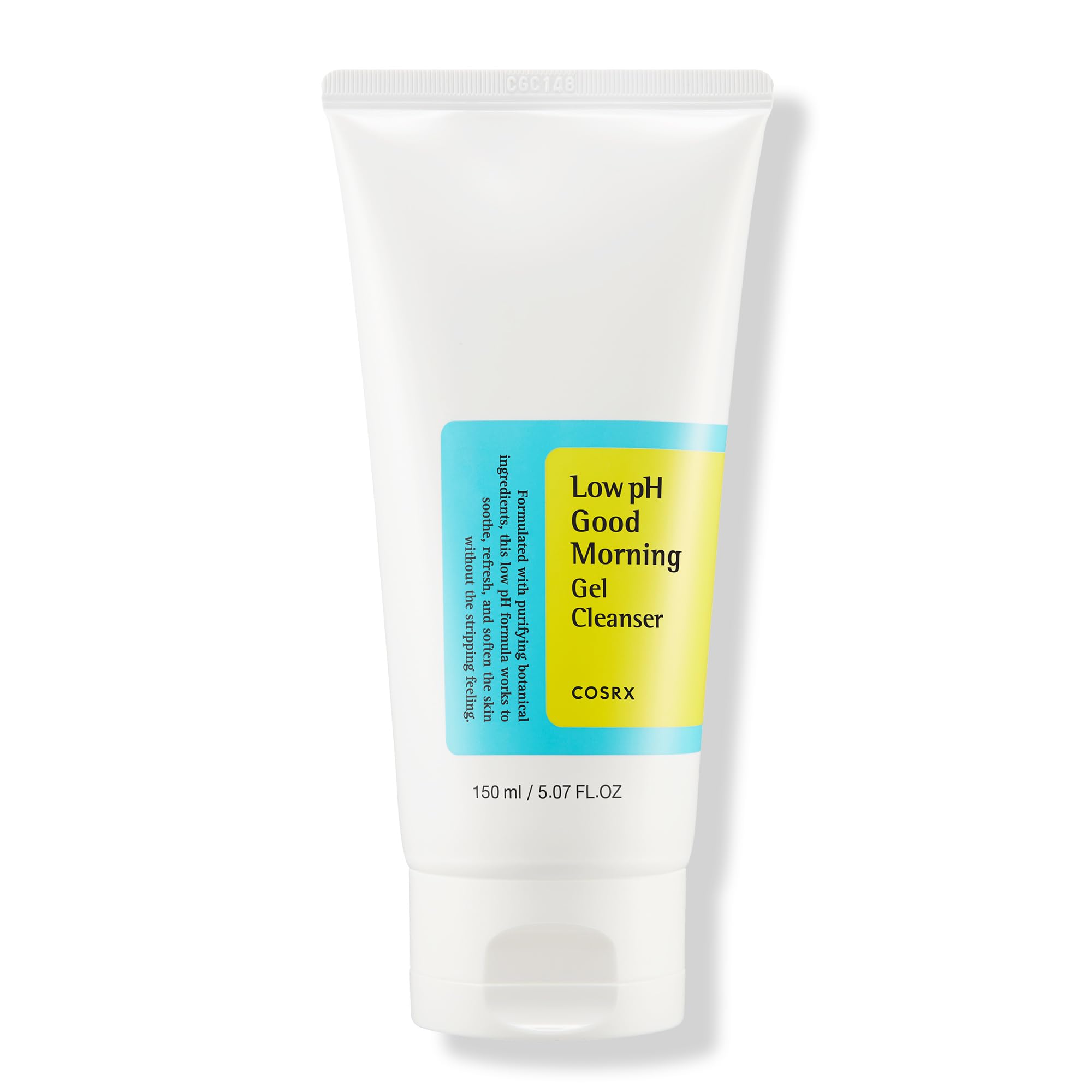 COSRX Low pH Good Morning Gel Face Cleanser, Gentle Face Wash, 5.07 fl oz | Daily Mild Care for Sensitive Skin, Gentle Cleanser, pH Balancing, Tea Tree Oil, Gentle Sebum, Pore Control, Korean Skin Care
