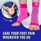 Buy now Bitly Plantar Fasciitis Compression Socks for Women & Men - Best Ankle Compression Sleeve, Nano Brace for Everyday Use - Provides Arch Support & Heel Pain Relief (Black, Medium) at indiglob india