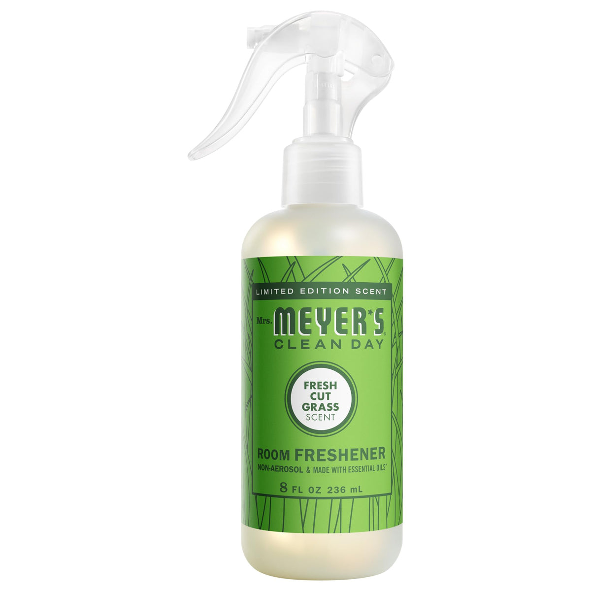 MRS. MEYER'S CLEAN DAY Room Spray, Fresh Cut Grass Scent, 8 Fl Oz Bottle