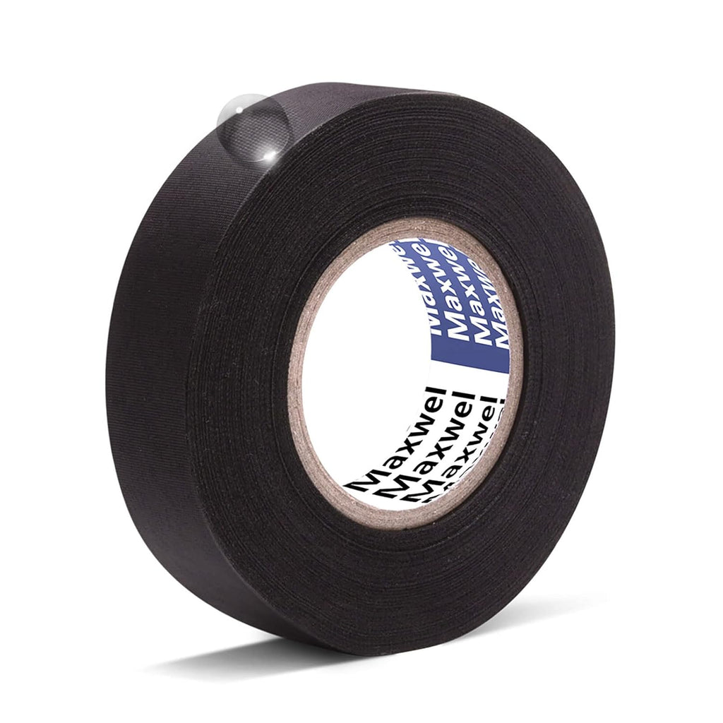 Buy now Automotive Wiring Harness Cloth Tape - Maxwel VERSAF51217 Chemical Fiber Cloth High Temp Wire Harness Wrapping Tape for Auto Electrical Wrap, Protection, Insulation 19MM × 25M Pack of 1 Piece Black at indiglob india