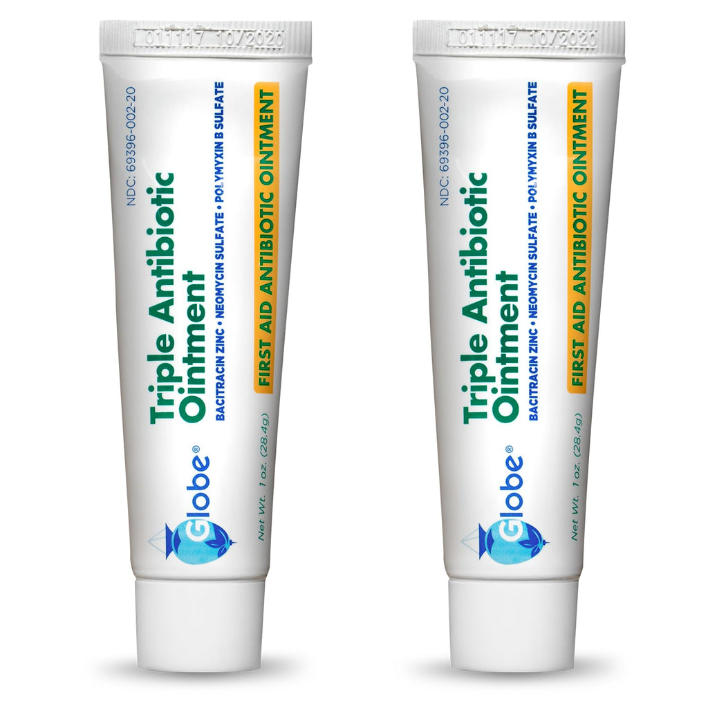 Globe Triple Antibiotic First Aid Ointment, 1 oz (2-Pack)