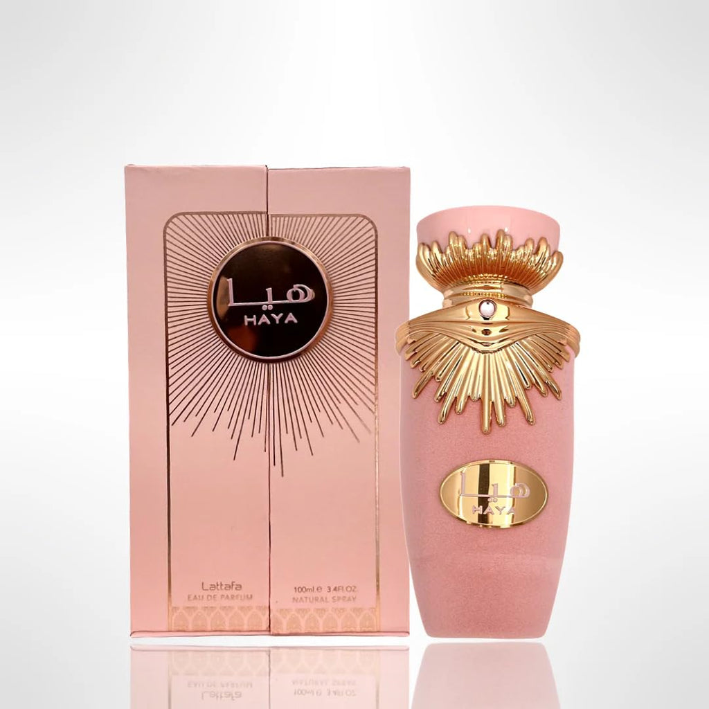 Buy now Lattafa Haya Eau de Parfum Spray for Women, 3.4 Ounce at indiglob india