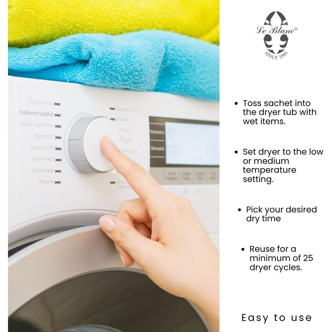 Buy now Le BlancÂ® Lavender Single Pack Dryer Sachet - Luxury Scented Fabric Sachet for Your Dryer (1 Pack) at indiglob india