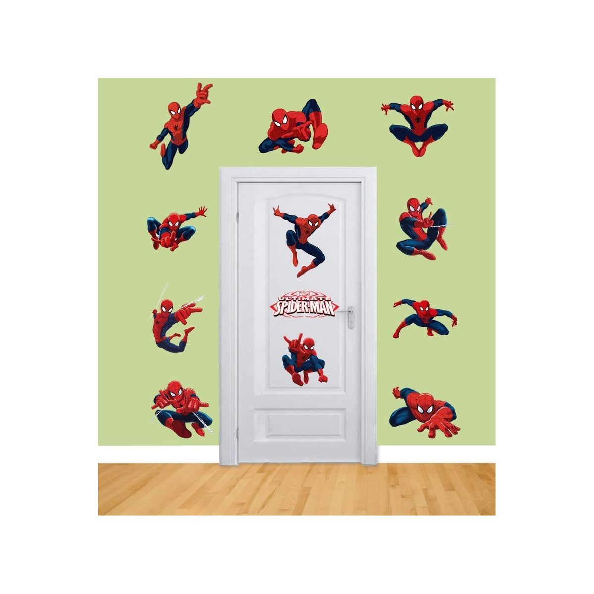 Spiderman Sticker Pack for Kids Room Wall Decor | Peel and Stick Wall Decal for Ultimate Spider-man Party Decoration by Dekosh