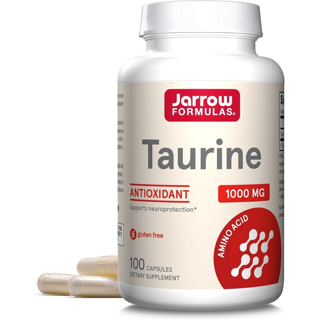 Buy now Jarrow Formulas Taurine 1000 mg - 100 Capsules - Antioxidant Amino Acid - Brain Health & Function - Pharmaceutical Grade Taurine Capsules - 100 Servings at indiglob india
