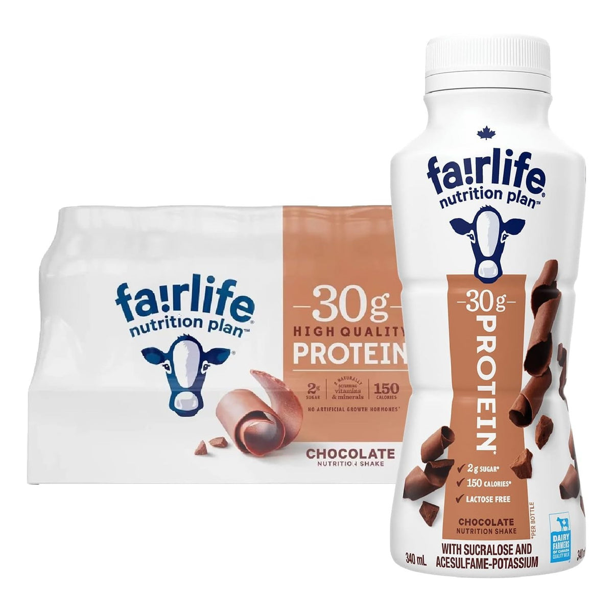 Nutrition Plan High Protein Chocolate Shake, 12 PACK. Orry's Vital