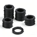 LIULO TOOL 50 Pack Garden Hose Washers, Heavy Duty Black Rubber Leak Proof, Fits All Standard 3/4 Inch Garden Hoses and Faucet Fittings