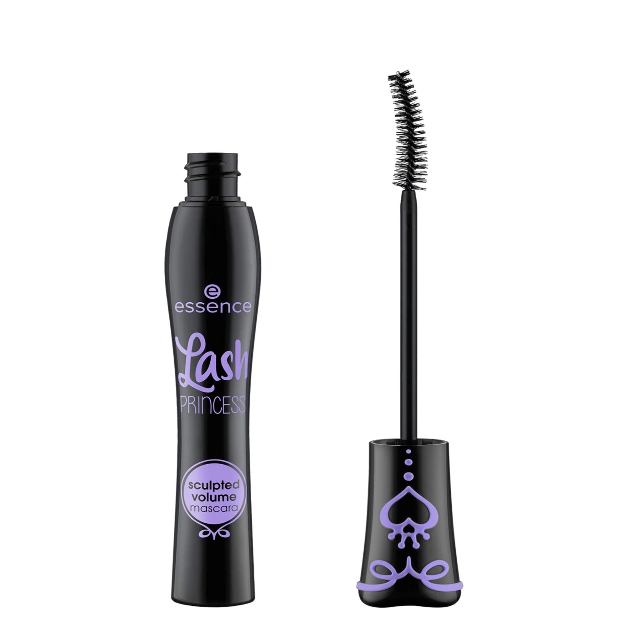 essence Lash Princess Sculpted Volume Mascara, Black (Pack of 1) | Sculpts & Defines Lashes, Volumizing, Long-Lasting, No Flaking or Smudging, Vegan & Cruelty Free, Paraben Free