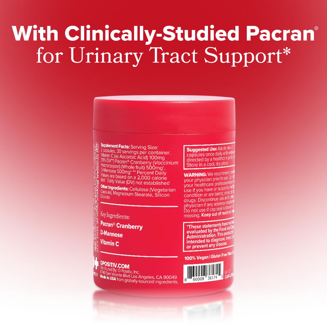URO Urinary Tract Health Supplement with Pacran Cranberry – 60-Day Supply