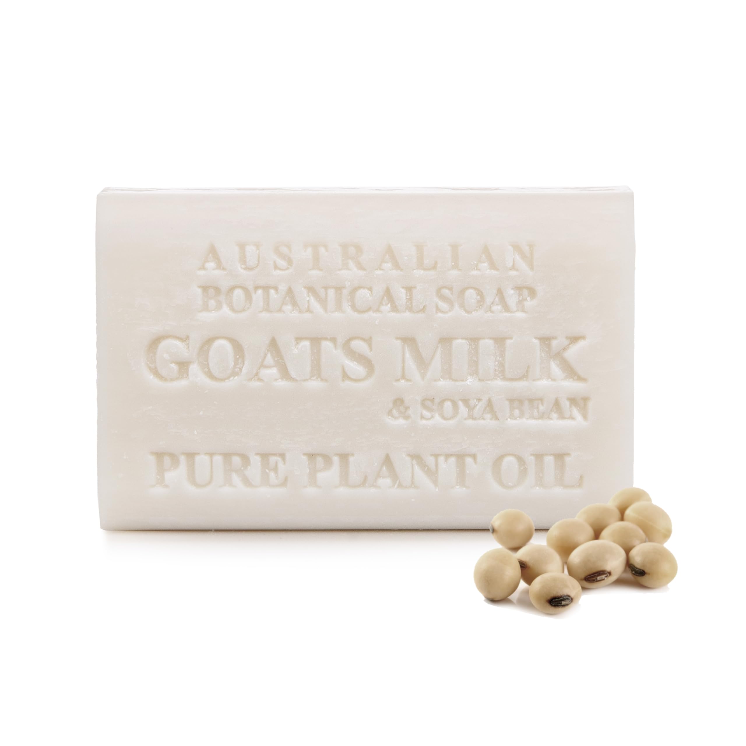 Australian Botanical Soap 6.6 OZ, Pack of 8, Goat Milk Soap Bars with Soya Bean Oil, Enriched with Organic Shea Butter, Suitable for All Skin Types, Packaging May Vary