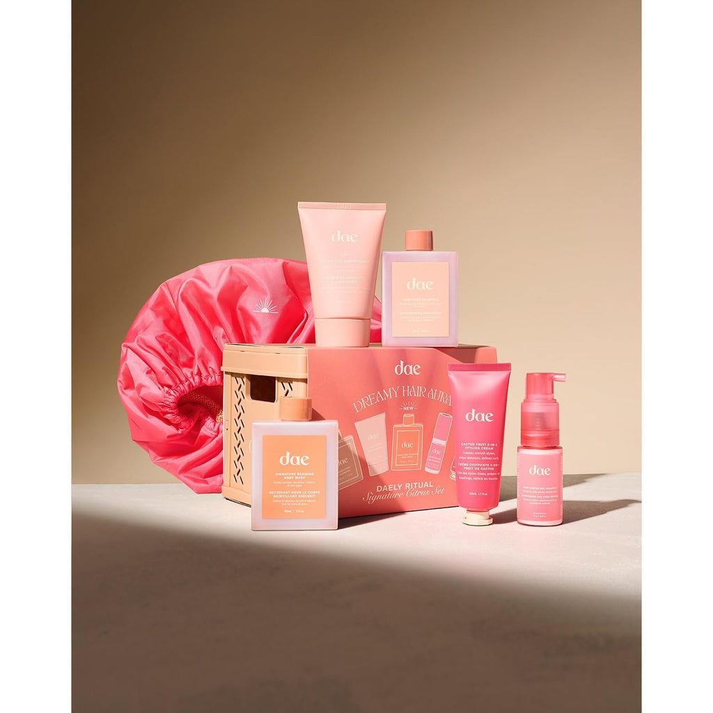 DAE 3-In-1 Styling Cream - Smooths Styles, Adds Shine (Styling Trio Set) | Includes 3-1 styling cream for sleek styles, wave spray for instant texture, dry heat mist for protection
