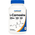 Nutricost L-Carnosine 500mg, 120 Capsules - Gluten Free & Non-GMO