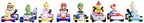 Buy now Hot Wheels GBG30 Mario Kart 1:64 Die-Cast Toad with Sneeker Vehicle at indiglob india