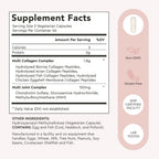 Alaya Multi Collagen Capsules, 5 Types, MSM, Grass-Fed, 120 Count