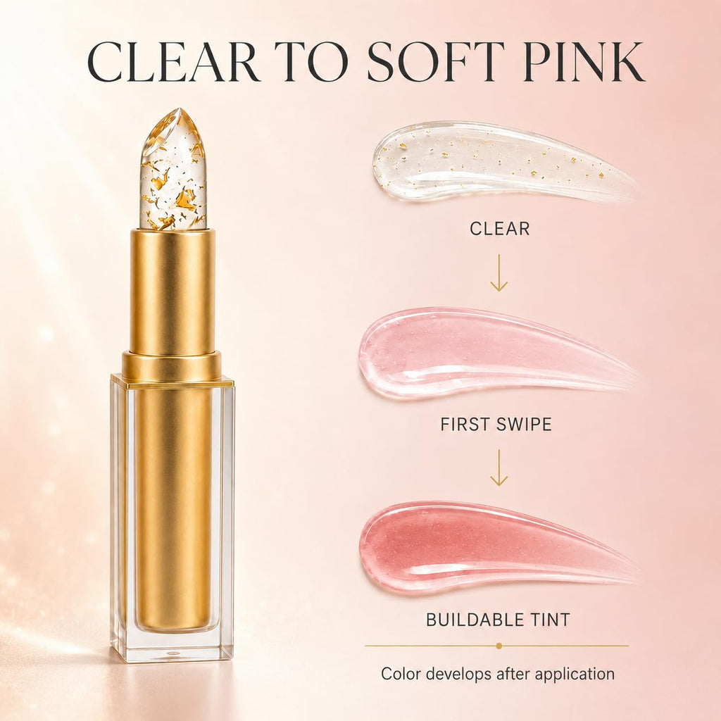 Clear pH-Adaptive Lip Color for Mature Lips
