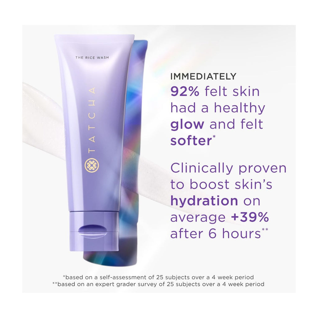 TATCHA The Rice Wash, Soft Cream Facial Cleanser with Japanese Rice Powder