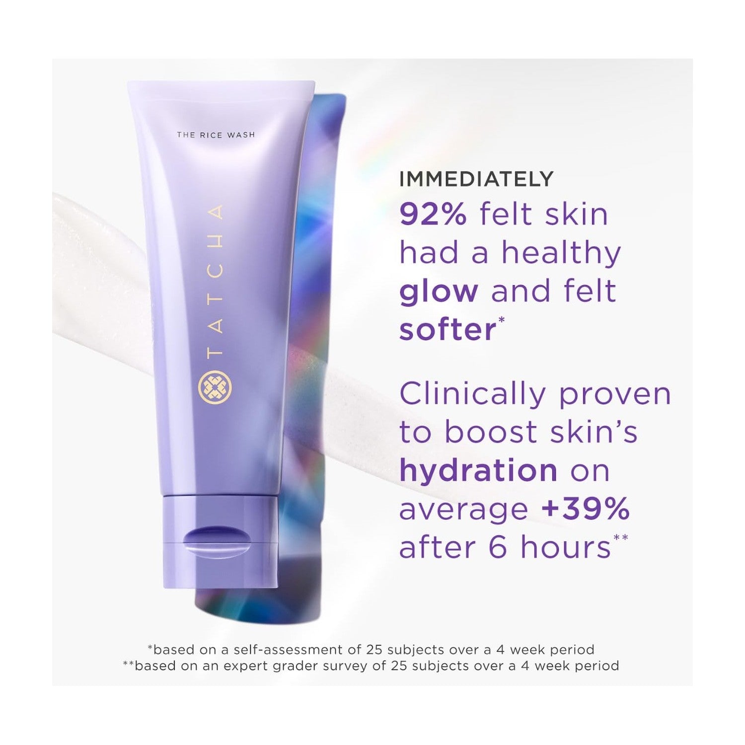 TATCHA The Rice Wash, Soft Cream Facial Cleanser with Japanese Rice Powder